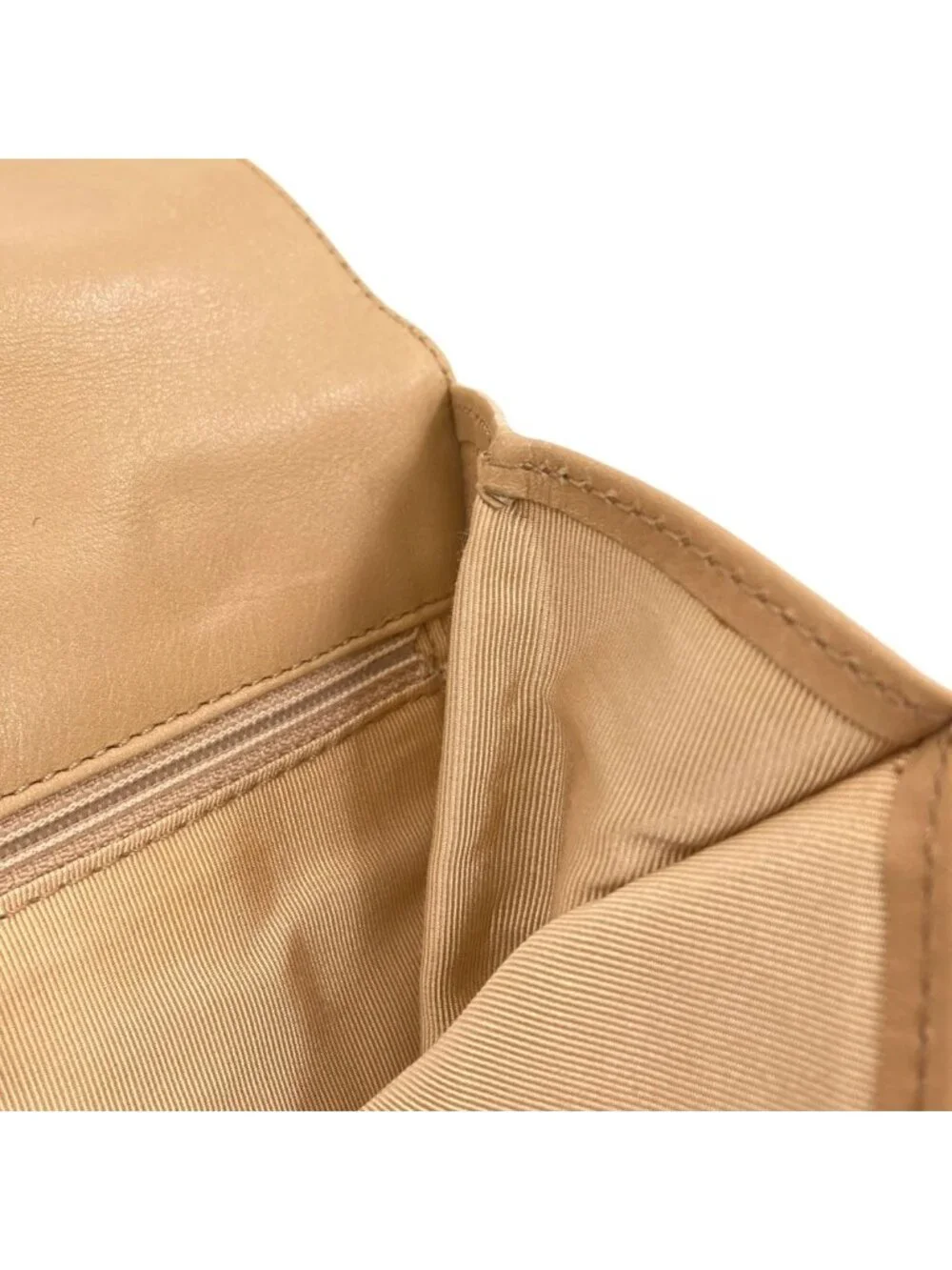 Chanel CC Logo Gold Tote Bag Lambskin